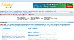 Desktop Screenshot of ecuadorenlared.com